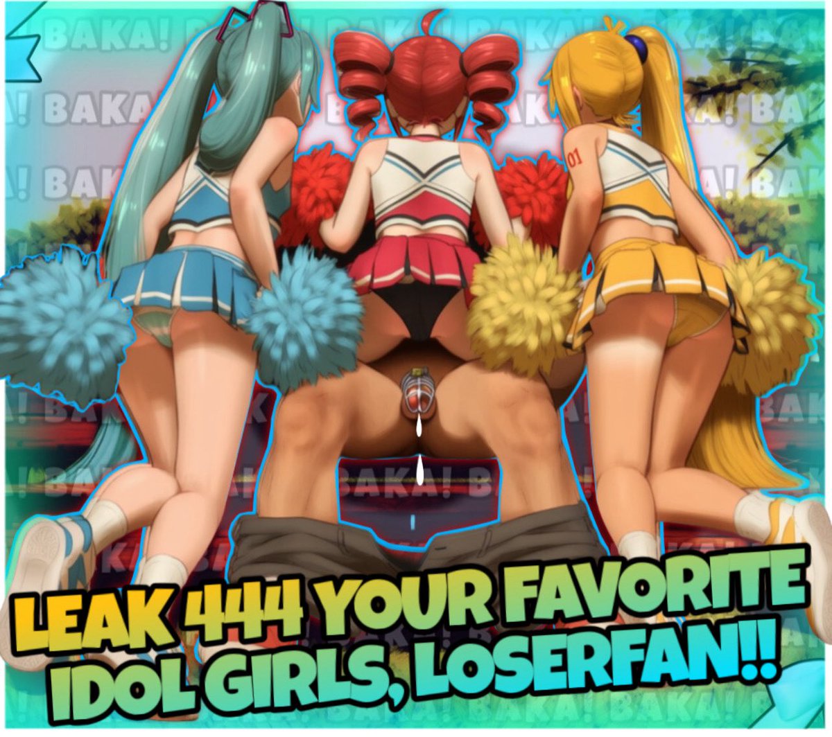 CheerBrat2D's tweet photo. 🩵 Look at him leak!
💛 He’s so GROSS!
❤️ I can’t believe he’s into this crap!

💛 This fan is such a degen, leaking to his favorite idols!
🩵 Is every fan like this?
❤️ He even paid for this! How much of a low life is he?

Just keep leaking! You’ll never get a REAL release, fan! https://t.co/gaBzyk4qtE