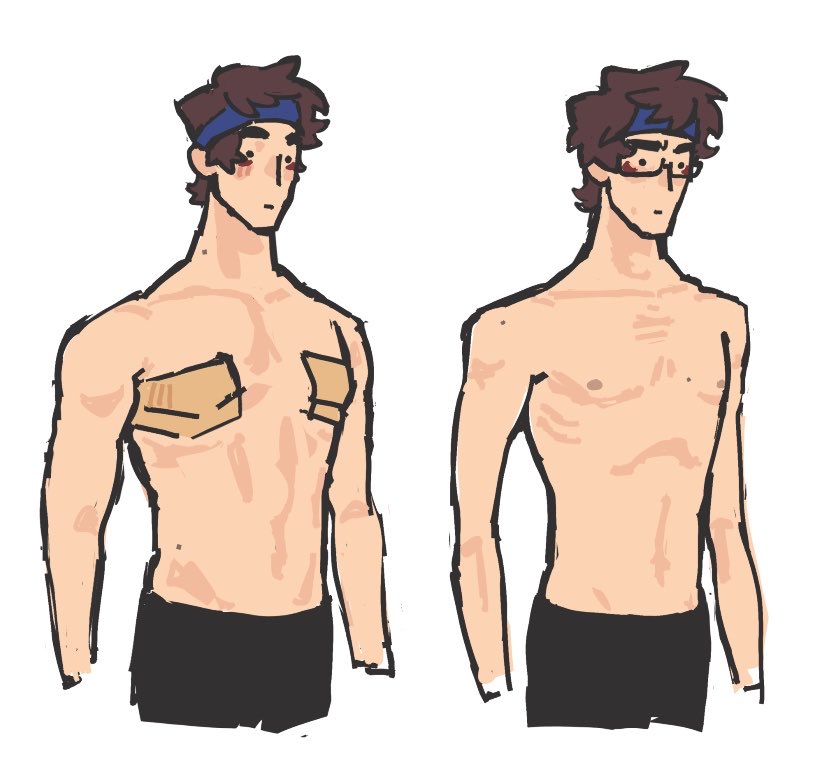 tomutaro1's tweet photo. cubito body headcanons https://t.co/vQ7wHu4jcj