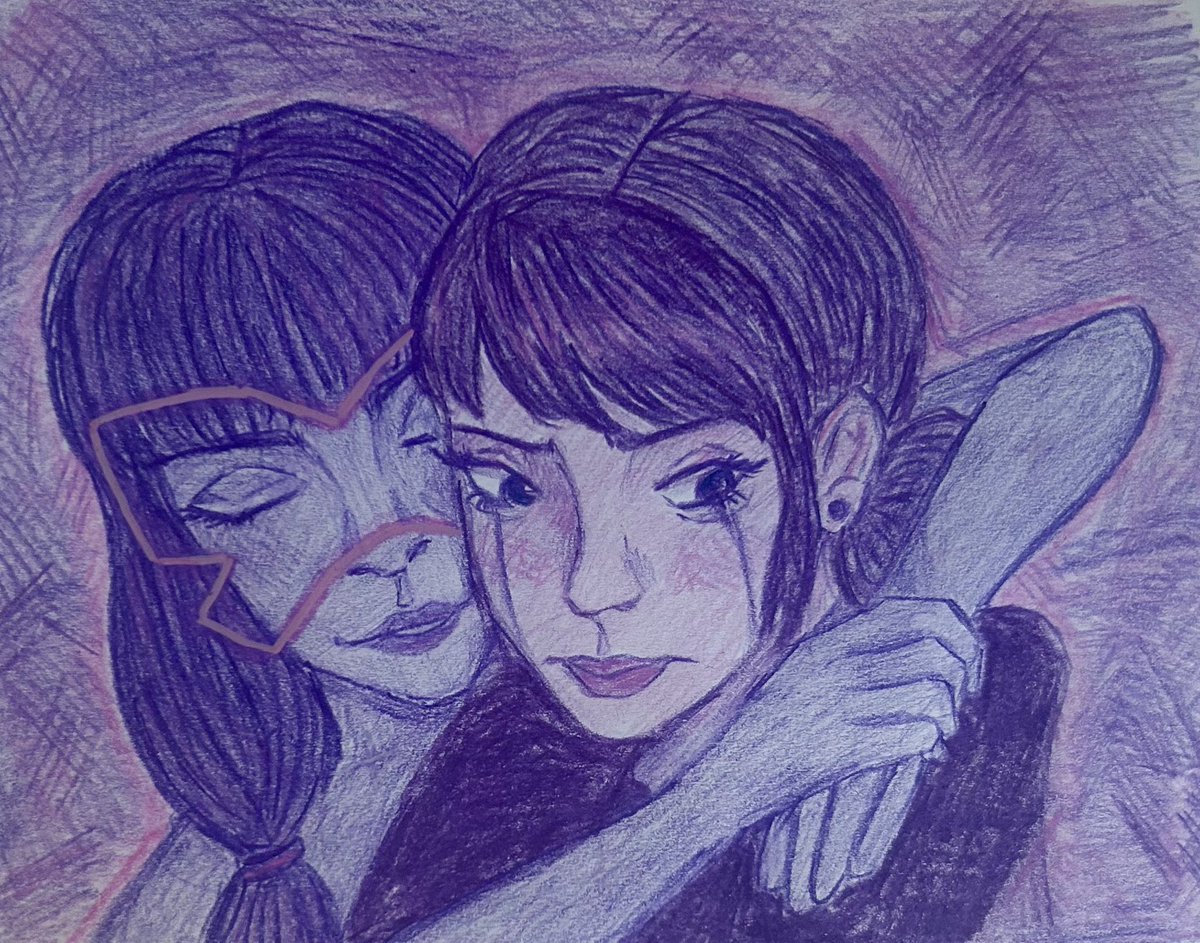 irispolkadot's tweet photo. don’t worry, she’s comforting her 💜💜 #lilanette https://t.co/Jkv7hPH4E8