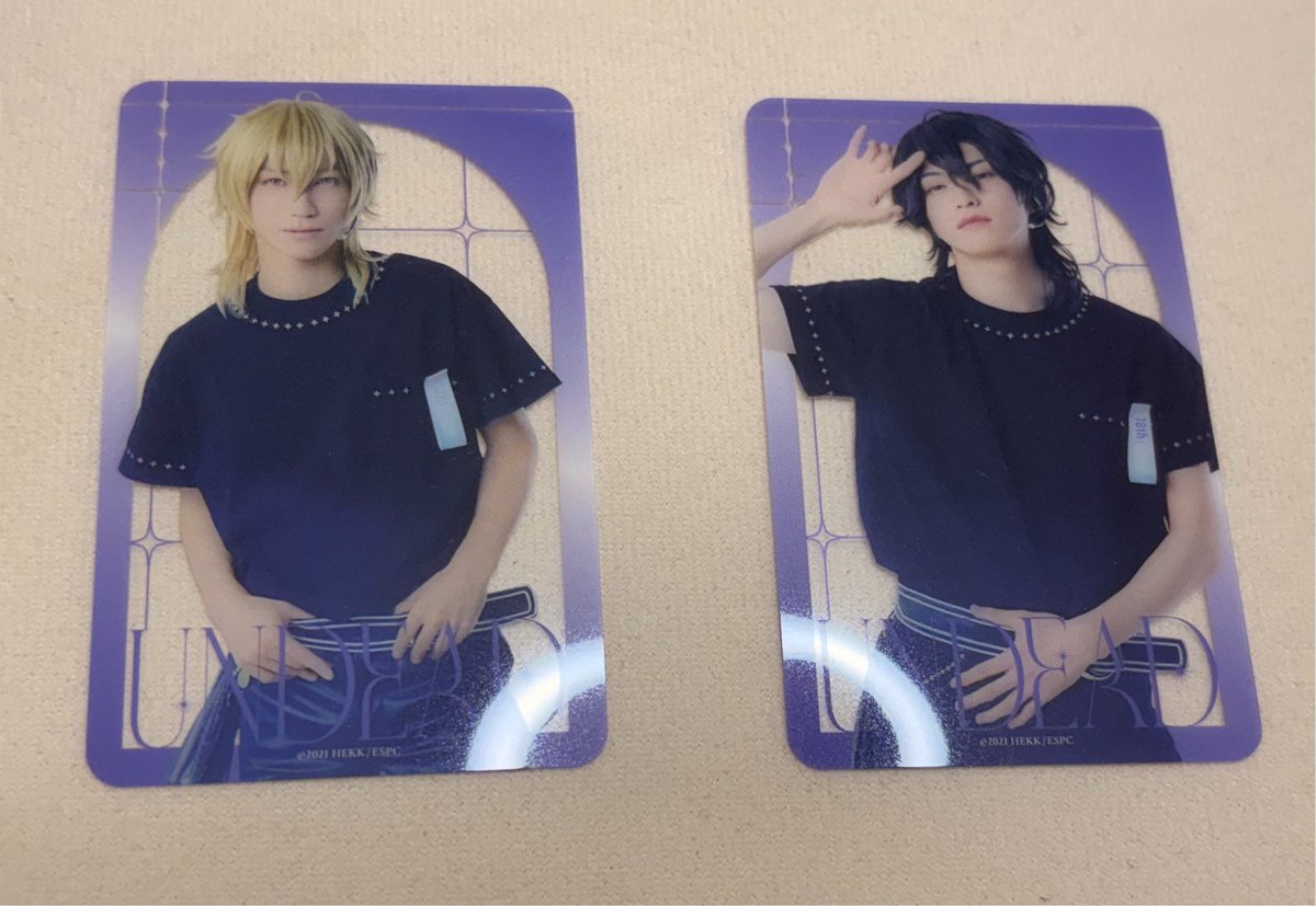 kdhdkd's tweet photo. 【交換】あんステ ランブロ ランダムブロマイド ランダムクリアカード

譲：零、薫

求：敬人、友也

2.3枚目 OFFのチェキ風カード 敬人

８／9 現地交換希望
検索からでもお気軽にお声掛けください https://t.co/8lSD9uPQUq