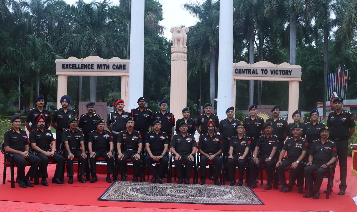 adgpi's tweet photo. Lieutenant General Sandeep Jain, #VCOAS, visited Ordnance Factory, Khamaria and reviewed the ongoing initiatives undertaken by the establishment to meet the operational and logistical requirements of the Indian Army. He also assessed the various initiatives towards promoting #Atmanirbharta and strengthening the defence industrial ecosystem.

The #VCOAS also visited Headquarters Madhya Bharat Area and reviewed the Formation’s operational readiness, specialised Humanitarian Assistance & Disaster Relief #HADR preparedness, training and ongoing infrastructure development initiatives. He, later visited Military College of Material Management, Jabalpur, where he reviewed the institution’s preparedness, training and infrastructure development.

The #VCOAS commended the high standards of professionalism and technological innovation. He exhorted all ranks to maintain the highest standards of combat proficiency and remain prepared to meet emerging and future challenges.

#DecadeofTransformation 
@DefenceMinIndia
@SpokespersonMoD 
@suryacommand