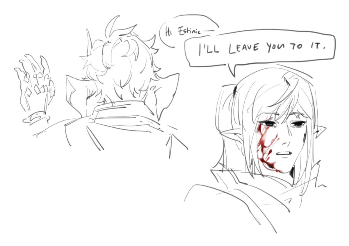 3kured's tweet photo. was so happy to see estinien in msq and then he left just as fast as he showed up https://t.co/t1MaoMQ1V2