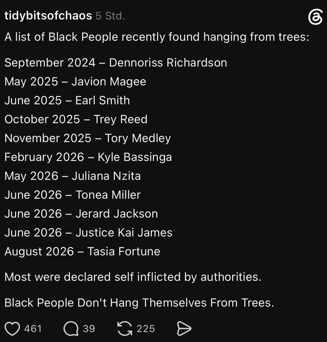 RawReelssTV's tweet photo. @SenatorWicker WHAT ARE YOU GOING TO DO ABOUT THESE HATE CRIMES LYNCHINGS AND HATE CRIMES THAT KEEP HAPPENING IN MISSISSIPPI https://t.co/bY2RLYsWVZ
