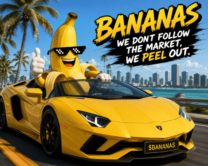 BananasChaos's tweet photo. We said, ��Exactly.” 😎🍌

The Banana Army is growing. The memes are loading. The internet is getting ready to GO BANANAS. 🚀

🍌 $BANA
🌐 https://t.co/5qpsrXUGFL
#BANA #Solana #Memecoin #PumpFun https://t.co/NZaJvAYzFQ