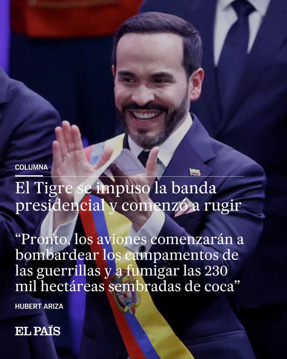 elpais_america's tweet photo. 🖊 Columna | "Pronto, los aviones comenzarán a bombardear los campamentos de las guerrillas y a fumigar las 230 mil hectáreas sembradas de coca", escribe Hubert Ariza https://t.co/VpF9bx1Buo https://t.co/fIZjI1V6Un