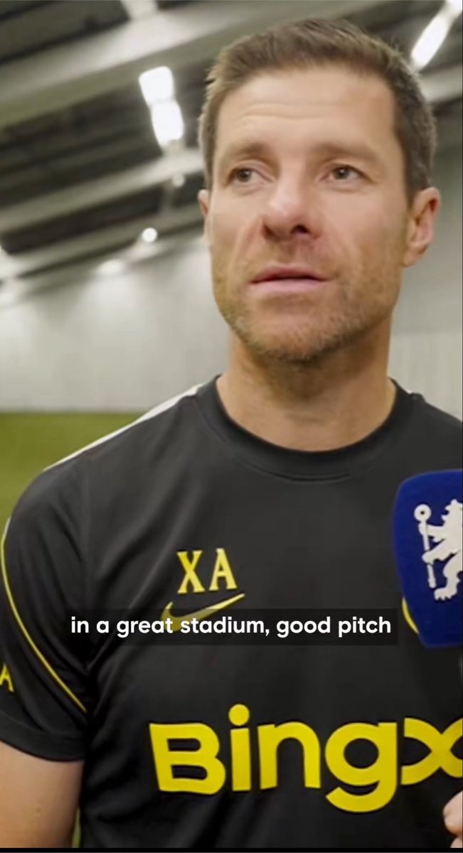 RZKYNGRH's tweet photo. Kata Xabi, penyebab Chelsea menang adalah karena stadion. Bertuah memang. https://t.co/Vy2FLLkDNr