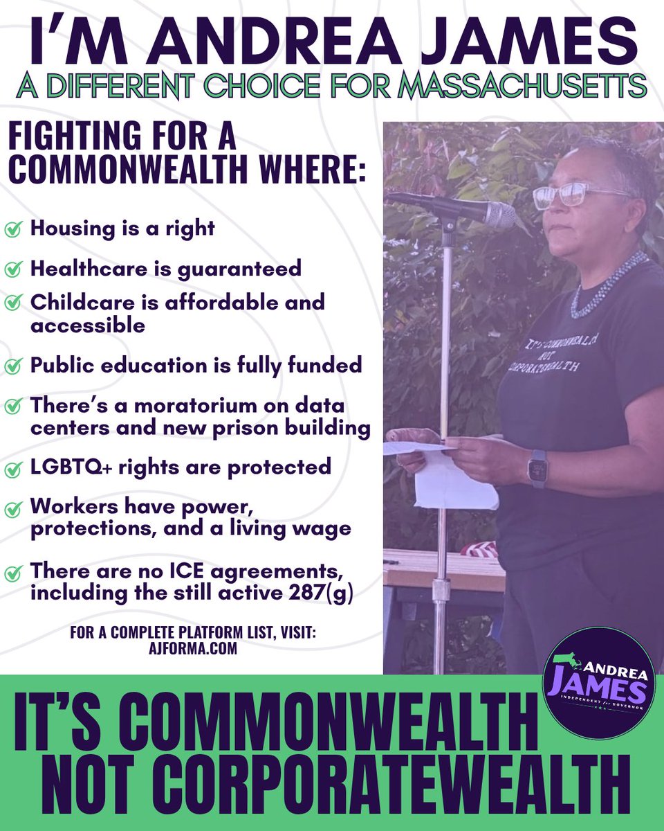 ajforma's tweet photo. This is what we’re running on. And this is why this campaign is growing.

Talk to your neighbors. Tell your friends. Share the campaign.

Massachusetts is ready. Let’s go win this thing together.

Join us at: https://t.co/pkne2WZWKV

#AJForMA #TeamAndrea #VolunteerMA #GetInvolved https://t.co/Tm8K4U4gY6