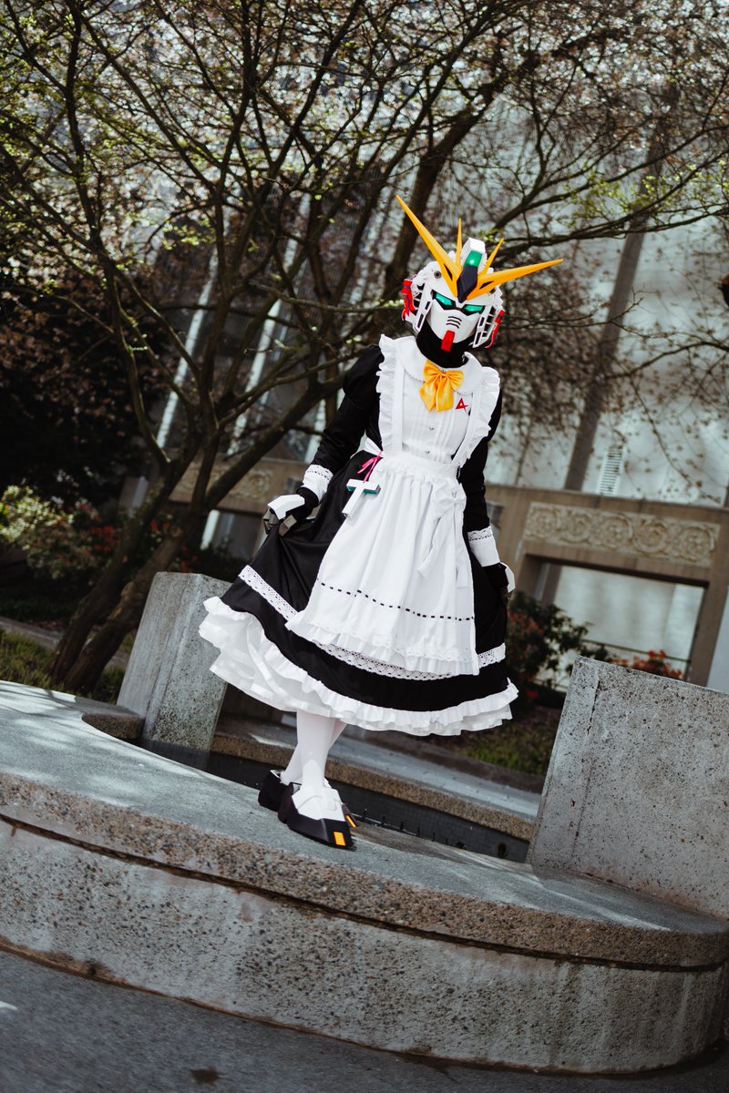 Oriennes's tweet photo. Nu Gundam (Maid ver.) isn't just for show 🥰 https://t.co/yo5k4HGm1B