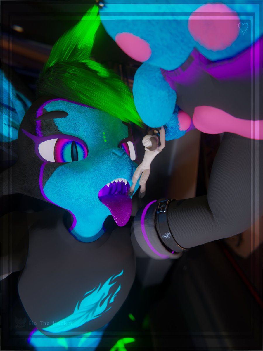 Elo_The_Hobkin's tweet photo. Happy 8/8 you vore lovers~ 💙 https://t.co/LllAVWmQDS