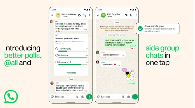 LaurelLeafChat's tweet photo. 🍁📲 WhatsApp updates polls, alerts and side chats 🔗 https://t.co/0xE9ci4dqG
#WhatsAppUpdate #WhatsAppGroupsUpdate #SideChats https://t.co/4XqefxJjkD