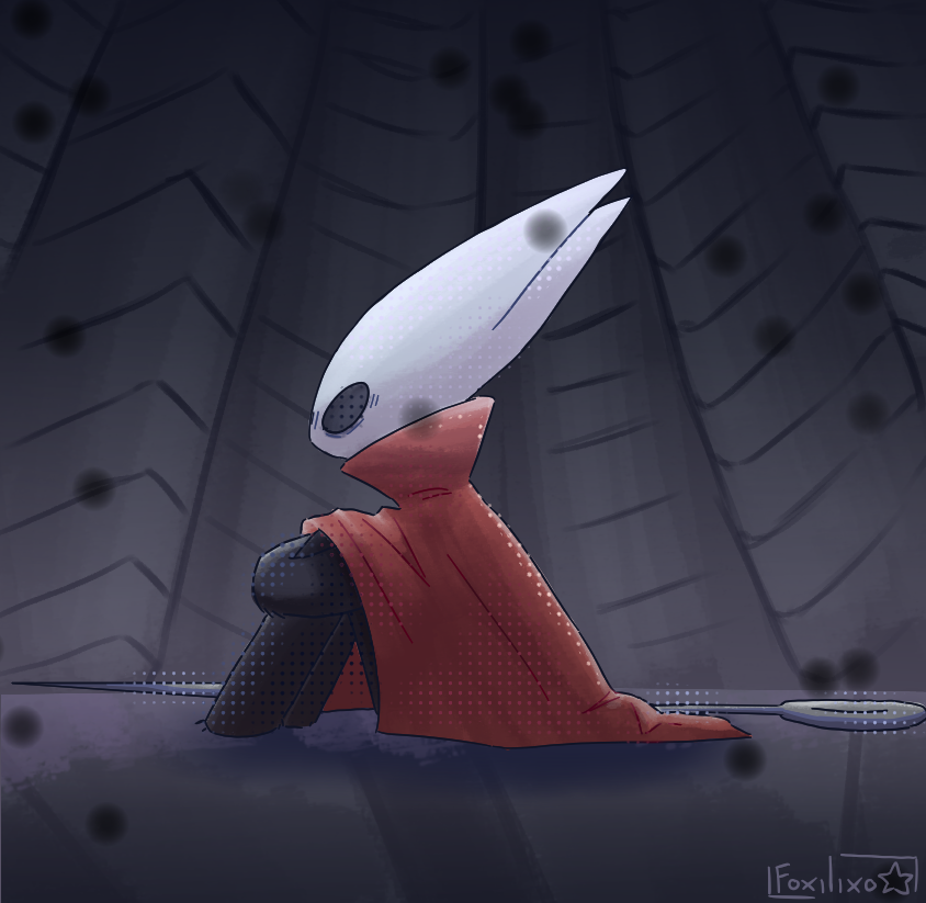 foxilixo's tweet photo. i think about this ending so so often, Hornet is literally doomed to die slowly beside her sibling who's probably in unimaginable pain - sealed siblings really is the ending of sadness and despair

#HollowKnight #Ghost #Hornet https://t.co/7O5m5o1xxV