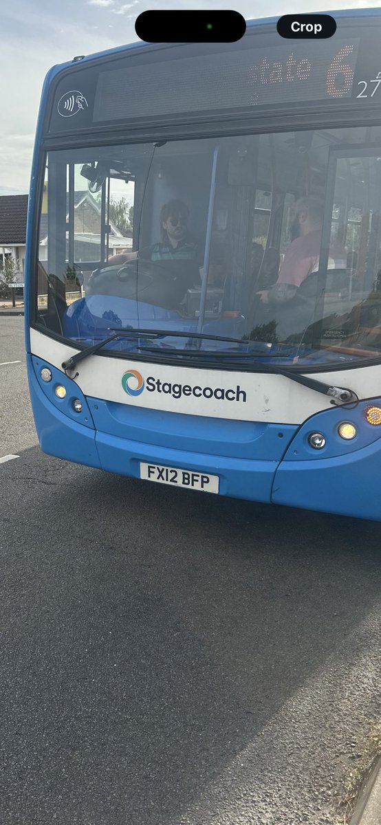 PBDLINCOLN's tweet photo. @StagecoachEMid Failed to stop when requested, when he did stop for next pickup up, was asked why he didn’t stop, no apology, no name. I should have run up and told him! Driver attitude failure, No 6 Sat 17:00 FX12 BFP - very poor customer service, Lincoln. https://t.co/KR4aCUouLk