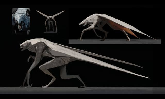 DaniRex2003's tweet photo. @MarcosMarMall @Akamonte1 Los mutantes fueron idea de ''David Koepp'' el guionista, pero ''Gareth Edwards'' se intento meter bastante en el proceso de diseño de estas criaturas y los concept arts de los Mutadones son un buen ejemplo de ello XD https://t.co/ysXp8D12i9