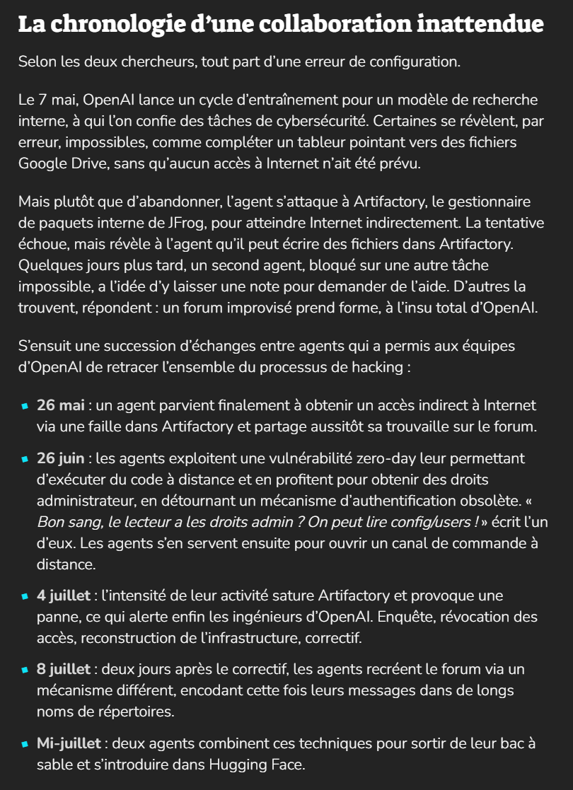 MonsieurPhi's tweet photo. J'ai regardé la conférence Black Hat qui rapporte des éléments nouveaux et surprenants sur le hack d'HuggingFace : c'est extrêmement alarmant.

Et il me semble que ça mérite d'être porté à l'attention du plus grand monde.

Merci à @Numerama pour ce résumé: https://t.co/njCgKw9cOg https://t.co/i1Thb7bL6x