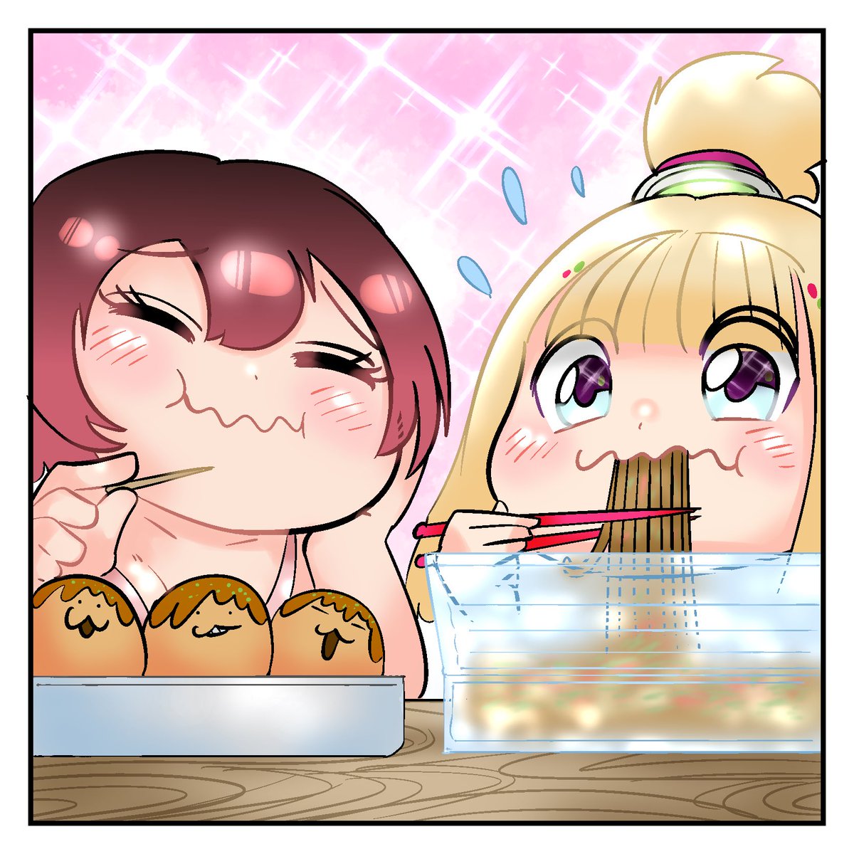 12masato21's tweet photo. まだ焼きそば食べてない！

#アロ絵
#ロボ子Art https://t.co/biR7ykyjYK