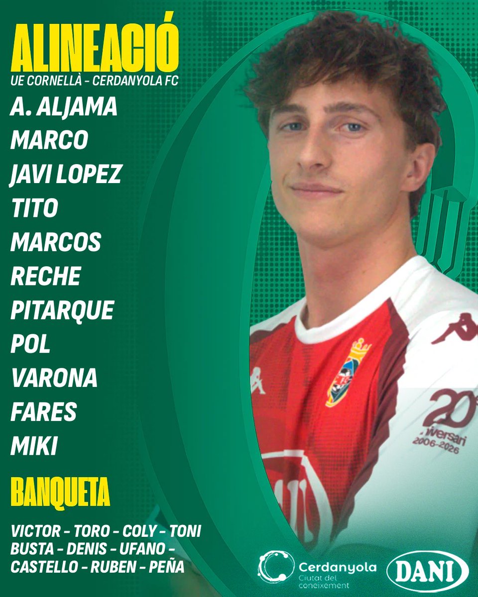 CERDANYOLAFC's tweet photo. 💚🤍 𝐀𝐕𝐔𝐈, 𝐏𝐀𝐑𝐓𝐈𝐓!

Primer test de pretemporada. ⚽️

Ja tenim els nostres onze per afrontar el duel davant la @ue_cornella . 🔥

#CerdanyolaFC #Pretemporada #CerdanyolaCornellà https://t.co/mThe7Q9JfT