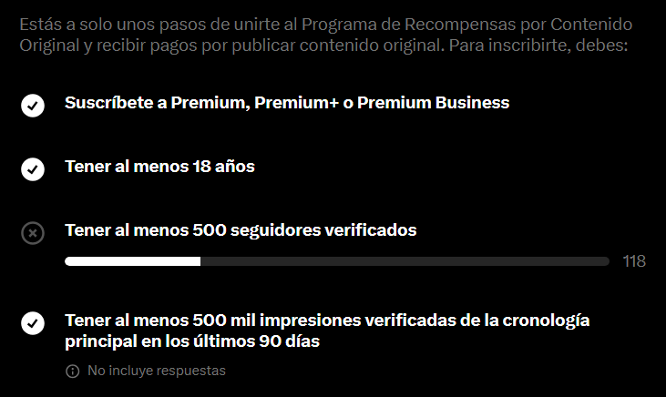 CrossFace22's tweet photo. Me dio curiosidad que vayan a cambiar el sistema de monetización de Twitter, pero esto de que sigan pidiendo +500 verificados la baja un montón.

Y no, para quienes pensaban que cobro, no. Las reviews son por amor al arte y la comunidad. https://t.co/NrWfhUd7F5