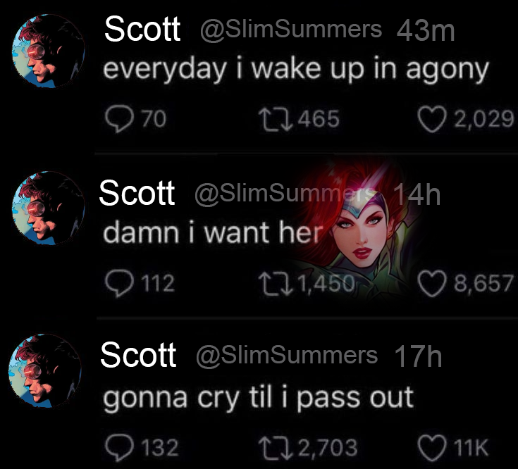 JoeTheNiteOwl's tweet photo. Scott a real yearner ngl 😤
that's why I fw him. https://t.co/HZGcKCbZov