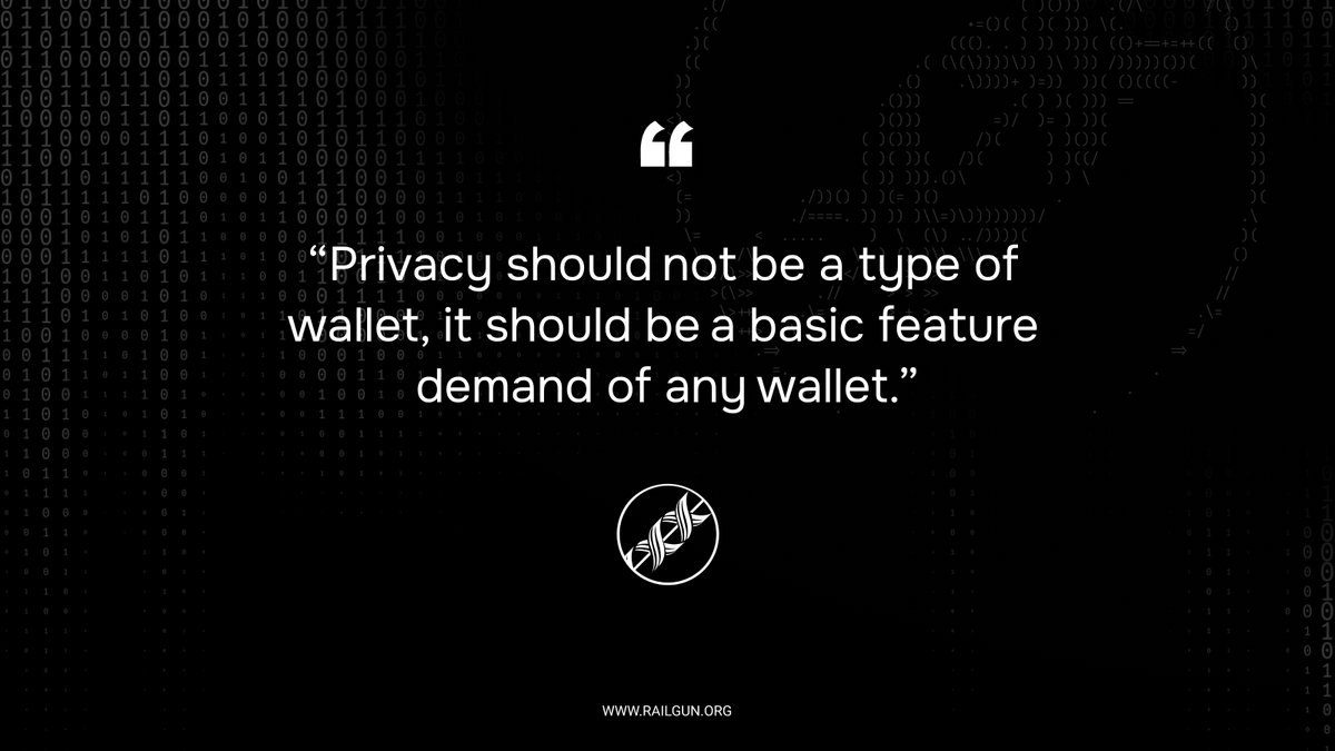 RAILGUN_Project's tweet photo. RAILGUN is live and being used in more ways than most realize. 

Over a dozen third parties have integrated it without sponsorships or grants. Organic adoption.

Including: @Railway_xyz, @anondotinc, @FacelessPrivacy, Terminal, @railoxide, @Useloomio, @InstaSwap_io, + more https://t.co/snCK04Xvh7