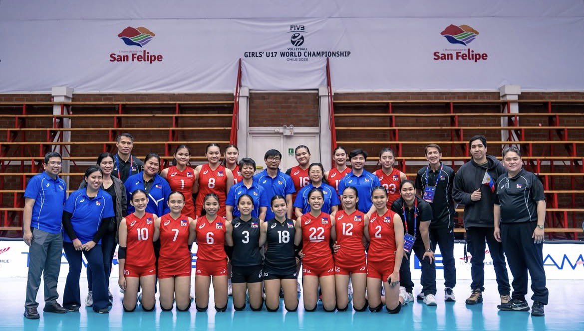 tj_canino's tweet photo. 🚨ANOTHER HISTORIC WIN FOR ALAS PILIPINAS! 🇵🇭🤩

The Philippines secures its second-ever win in the FIVB Girls’ U17 World Championship, sweeping 🇹🇳Tunisia in straight sets, 27-25, 25-19, 25-16!

WHAT A PERFORMANCE! 🔥 https://t.co/pHqkPBulKK