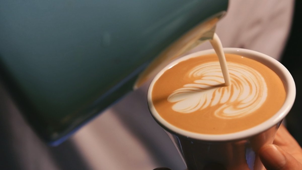 peanuf's tweet photo. Just spent 10 whole minutes perfecting my iced latte foam art instead of checking that work email. Adulting level: 0. Day vibe: chill. https://t.co/91cLx0xuWI