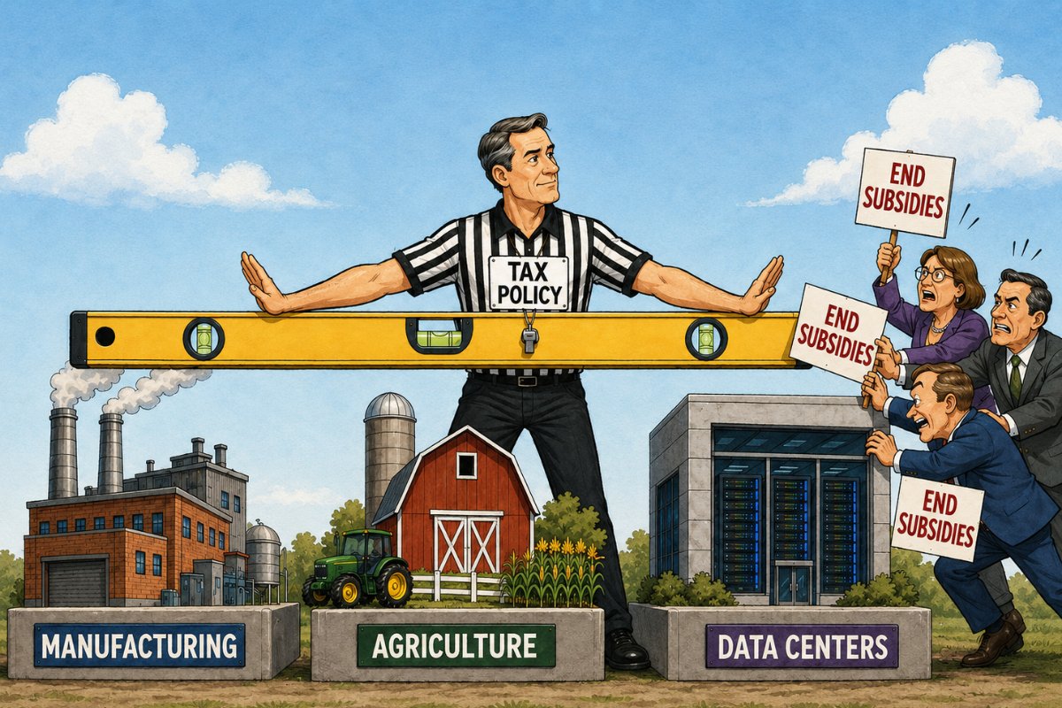 JeffersonForum's tweet photo. Are data centers actually over-taxed—or getting off easy? 📊⚡

Break down the real tax numbers, economic impacts, and policy debate: 👇 https://t.co/zfwhzf0tNg
#DataCenters #TaxPolicy #Tech #Economy https://t.co/6GwdDeToFH