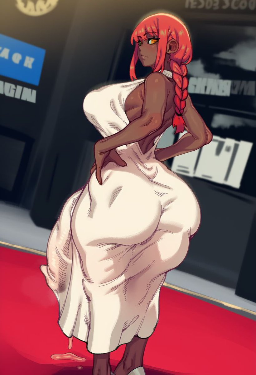 TwoHorsemen2's tweet photo. “What could you possibly be starting a dear~ I bet it’s my dress isn’t it. It’s designer made and shows off all the “right” spots~” https://t.co/DLnmQxgMqV