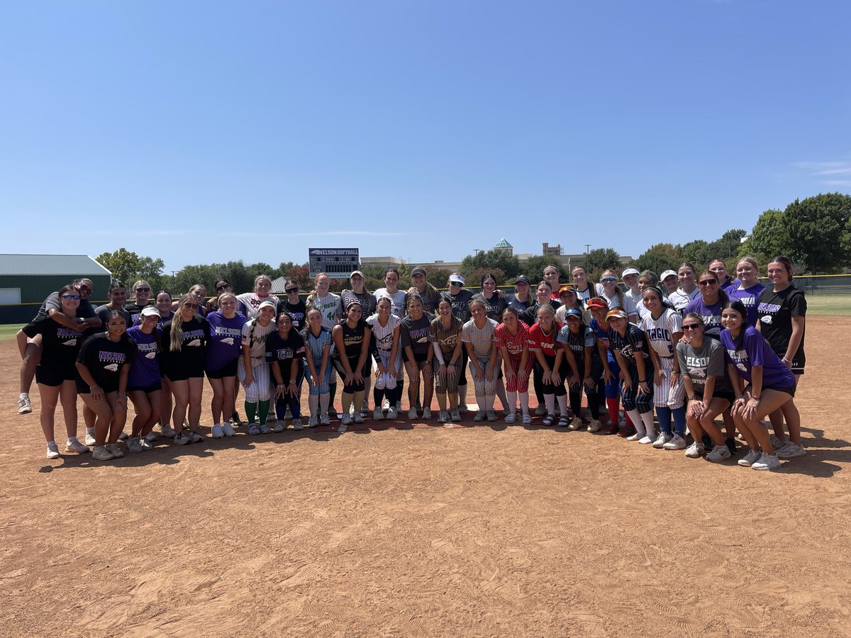 NelsonUSoftball's tweet photo. We had an amazing prospect camp today!!

Thank you to all the campers who came out and worked hard🤩💜

#WhereLionsFindTheirRoar | #TheRightWayToPlay https://t.co/vmwcPUoHWM