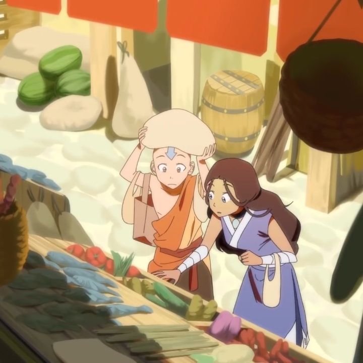 _elywisteria's tweet photo. kataang never changed throughout the years 😭💙🧡 https://t.co/0PUi2KxJy5
