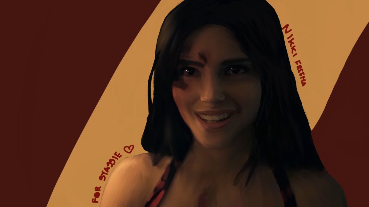 slizkiss's tweet photo. Nikki Freeman for stassie ᢉ𐭩 ᢉ𐭩
Film: Obsession.
Art by me https://t.co/r9iD1Gq5lg