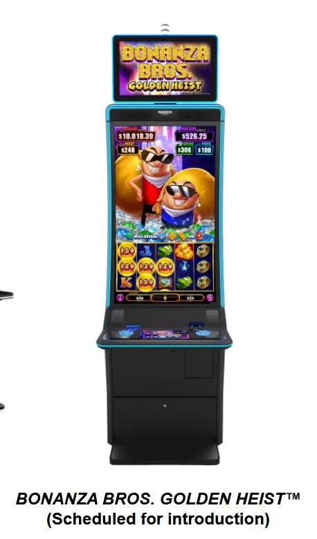 sonicstadium's tweet photo. You know when you're reading through the latest SEGA Sammy investor report, and you see something that just makes your brain fully stop, and when it starts up again, you need to yell at everyone on the site's staff and then post about it?

Anyhow, here's Bonanza Bros. video slots.