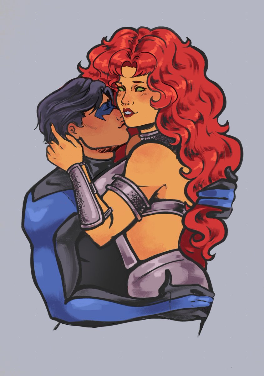 Joniliani's tweet photo. #dickkory
#dickory
#Nightwing #DickGrayson
#Starfire https://t.co/XbrNJstzw0