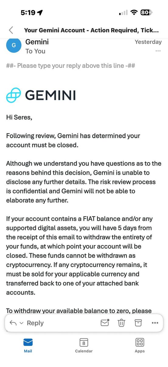 broookeex3's tweet photo. My account is frozen and I was told not to use the app again my problem is how do I sell my bitcoin to usd so I can withdraw to my bank since I can't send my bitcoin. I have $4500 but if I follow the instructions on the mail I have zero balance to withdraw @GeminiSupport @Gemini https://t.co/HpF1fyTF7b