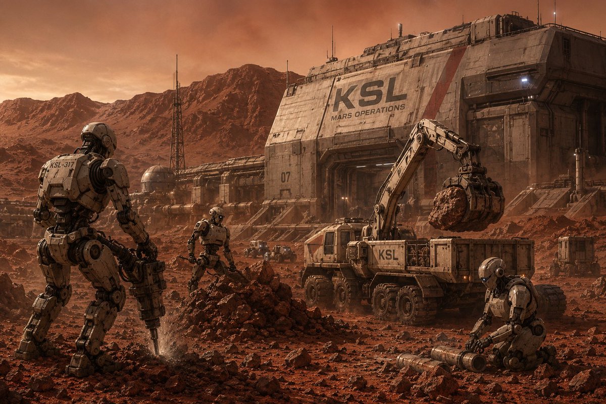 NicholasMrvos's tweet photo. Before Artoria. Before Rhodor. There was Mars. 🔴

KSL robots built where humans could barely survive—mining, constructing, and expanding humanity’s reach.

They were only machines then.

One day, they would become the Centurions. 🤖
https://t.co/xaaVQR73u2
#SpaceOpera #Scifi https://t.co/FjCsq4Rry7