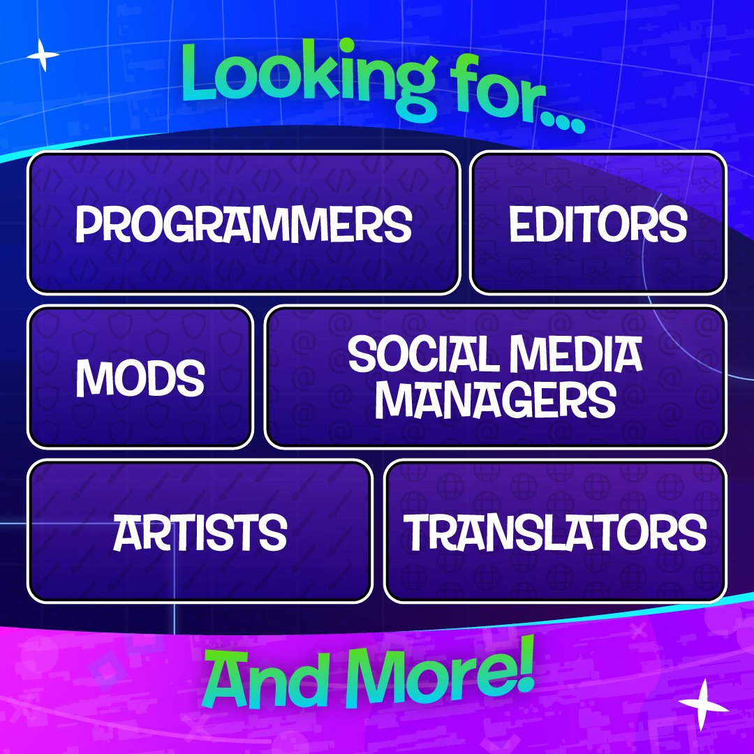 object_stream's tweet photo. We're looking for people to help us with Object Stream Community.

Animation, art, writing, design, video editing, social, moderation, translation, and more. Unpaid, but you get credits on the site and in the videos, a Contributor role, and everything you make goes in your portfolio.

If any of that sounds like you, the form's right here ^^

LINK: https://t.co/HYiL7jjRAa

Graphics made by @ManuelYBF 

#objectshow #objectshows #ObjectStreamCommunity #kickstarter #bfdi