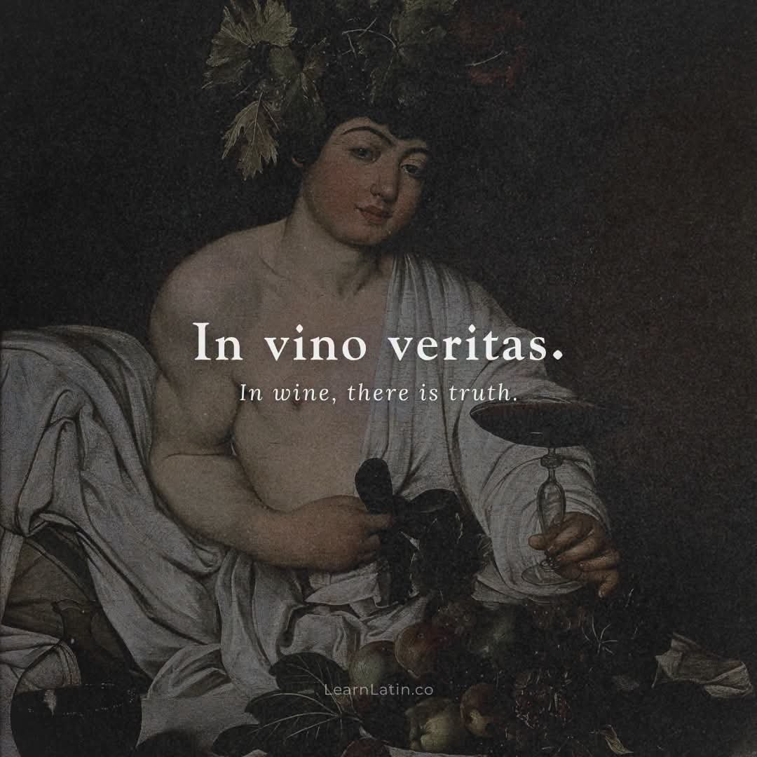 jdomongomedina's tweet photo. In vīnō vēritās — “In wine, there is truth.” "En el vino está la verdad". https://t.co/1Qs1TJYmsp