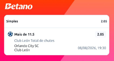 reidounder's tweet photo. Orlando City x Club León 
Club León Mais de 11.5 Chutes📝
1 unidade 💸 https://t.co/OPTMeouSEO