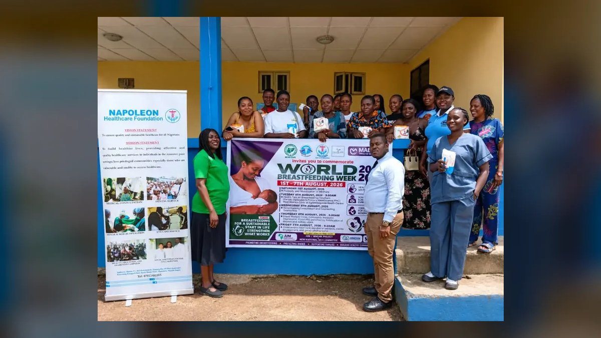 Napoleon_NF's tweet photo. Week total: 137 mothers, 31 consultations, 3 clinics, 4 hospital units, 150 packs of diapers, 70 wipes.

With MWAN Delta (AIM-MNCNH), Community Medicine DELSUTH, Maden Healthcare Foundation, and GladCare Health and Research Foundation. https://t.co/q041WsvjtY