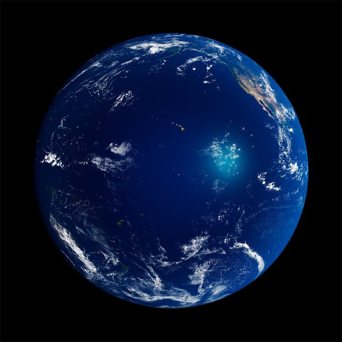 konstructivizm's tweet photo. A side of our planet that goes unnoticed by many: the vast expanses of the Pacific Ocean. https://t.co/znqhJlPmxY