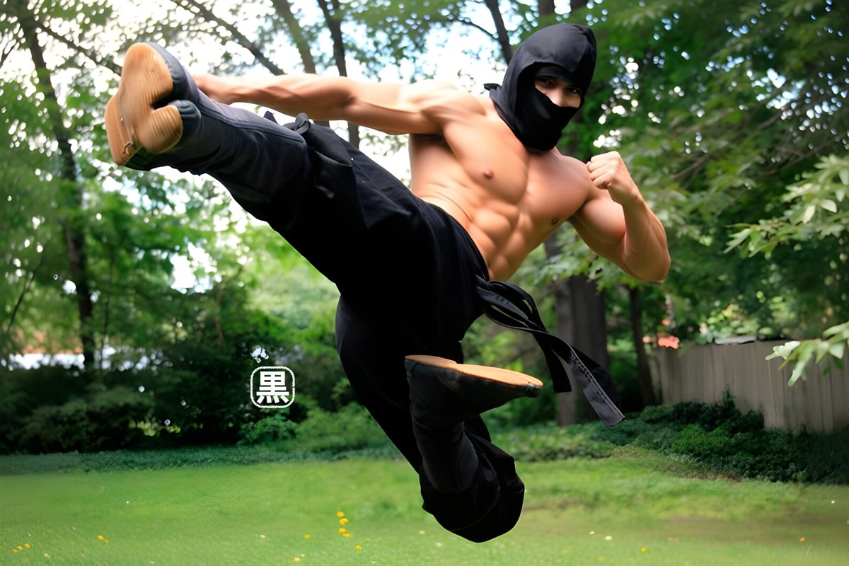 MexiNinjaBoi's tweet photo. Me, at 24, (not my body, exaggerated, lol)π
-
Throwing my most Favored kick in ALL Martial Arts; The Flying Roundhouse Kick!π₯·π½π₯π₯
(Pic 6 of 13)
-
π€©2nd BEST SHOT OF THE KICK!!!π€©
-
#ninja #blackninja #Martialarts #kungfu #tabi #tabiboots #blackninja #kick #Flyingkick #Flyingroundhousekick #kicks #mexicano #muscle #muscleninja #muscleman #muscleflex #musclenerd