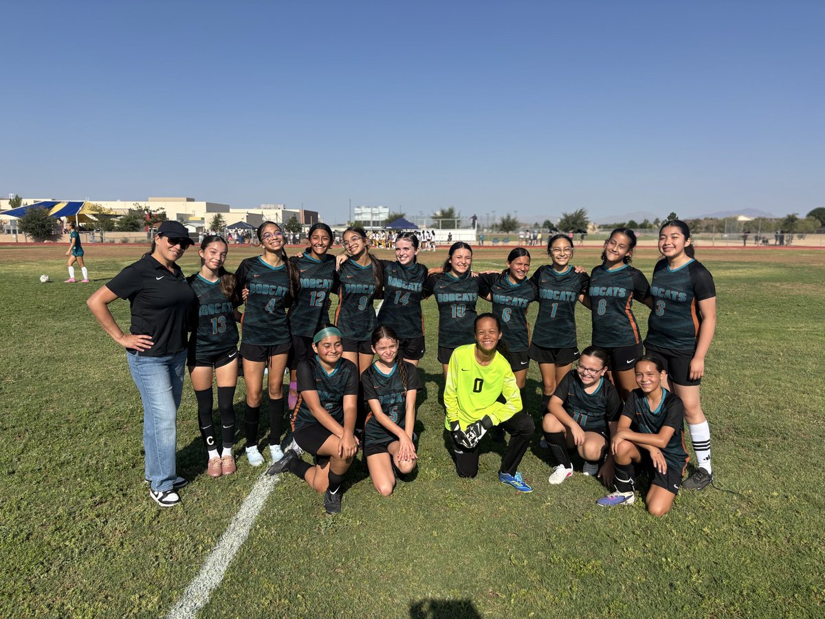 sduffy_sisd's tweet photo. Congratulations to our Bobcats 7th &amp; 8th grade girls soccer teams on a fantastic win @Puentes_MS ! 🐾⚽🏆 So much heart, hustle, and team spirit out there today. Proud of every player on and off the field! @ENFlores_MPMS https://t.co/W1YrqfcnFV