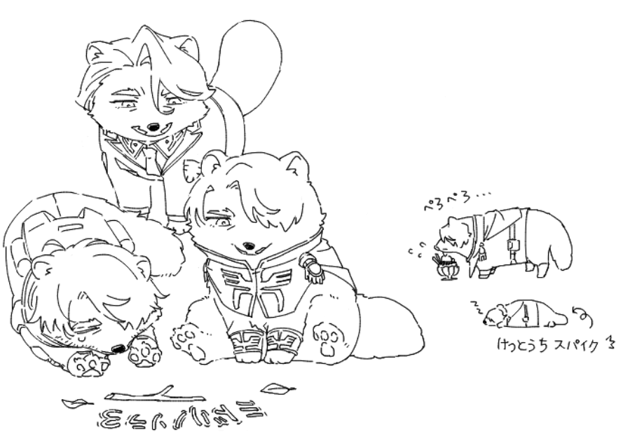 icuuuuuux's tweet photo. #緑の宇宙3
🦝🦝🦝 https://t.co/q1kTVqV5SI