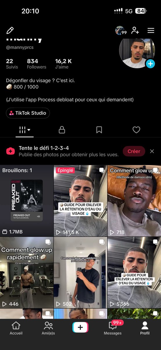 leksoudblt's tweet photo. ❌ Jour 5 

+ 8 slideshows (4 FR, 4US)
+ 70 DL 
+0 ventes

Azy mes tiktok ils ont tous flop, 500 vues en moyenne juste un a 5k j’arrive pas à re percer 

Après Apple abuse vraiment 5j j’attend la maj avec les nouveaux tarifs https://t.co/rPo6dpUV1m