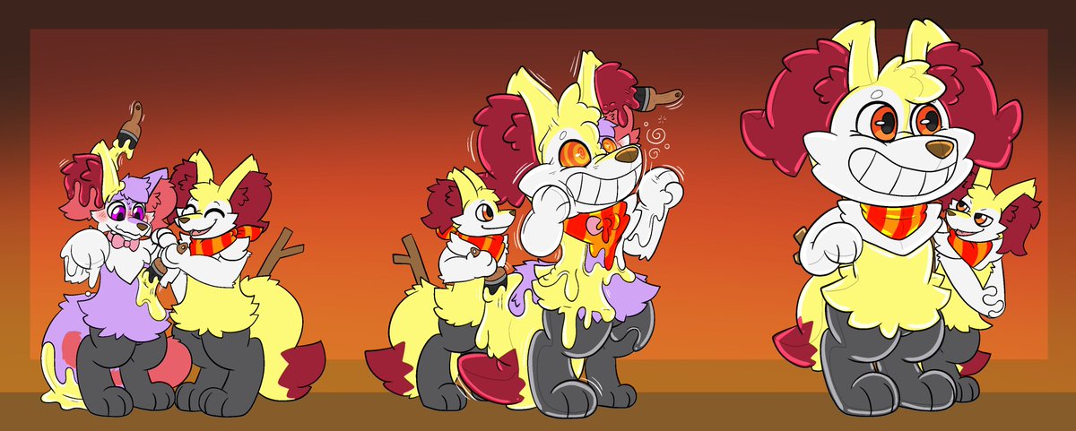 DizzyDreadful's tweet photo. Finished YCH For:
PocketWatchFox on FA
#tf #transfur #transformation #rubber #latex #permagrin #permasmile https://t.co/Tg4NT8CIkl