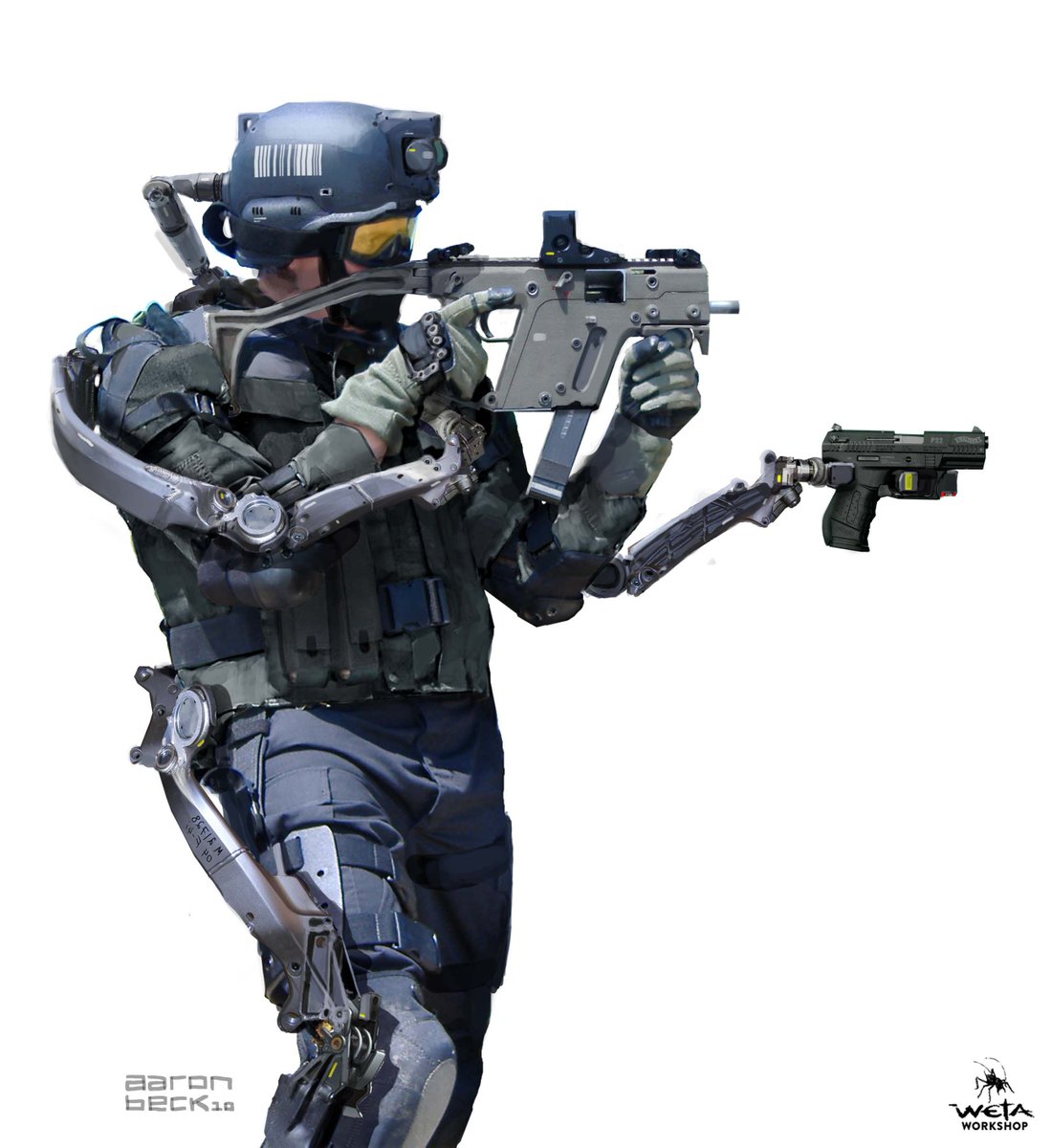 Nobbie_OCs's tweet photo. Military Exoskeleton concept art for Elysium

By Aaron Beck -- https://t.co/BJbwrlJ7DK https://t.co/P1Hgex4MpG