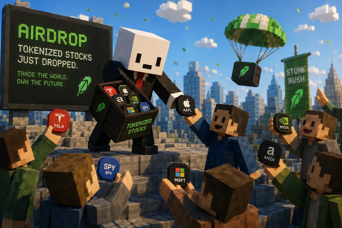 StonkRush's tweet photo. The Stonk man is back again. 

1000$+ in random tokenized stocks just went out to 50+ players. Real chunks of $TSLA, $SPCX,  $MU and more, straight to their wallets.

The leaderboard's almost full but as we said, you need to hold at least 100k $STONKRUSH (~$8 at current prices) to qualify for drops. 

If you're ranked but not holding, grab a few dollars worth before the next round. 

See you at :00.