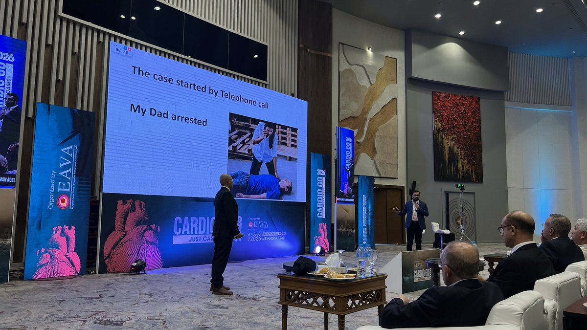 ahmedelsayd22's tweet photo. I am truly proud to be part of this great scientific event and grateful for everything you constantly provide us in terms of knowledge, support, and inspiration♥️
#EAVA #CardioGO #Cardiology #justcases #cardiologist https://t.co/YCDIBOSuh9