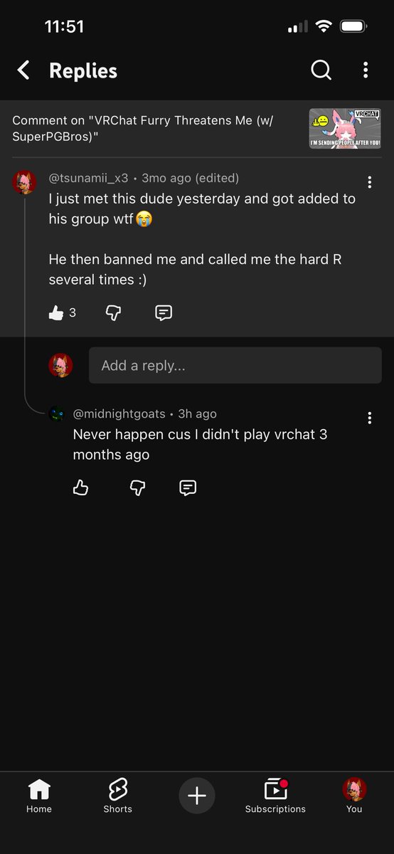 xunrender's tweet photo. Fucking spedophile tried deleting his replies and came back after 3 months to say nothing ever happened😭😭😭
Son im crine @midnightgoatvrc https://t.co/K8C9Y7nni9