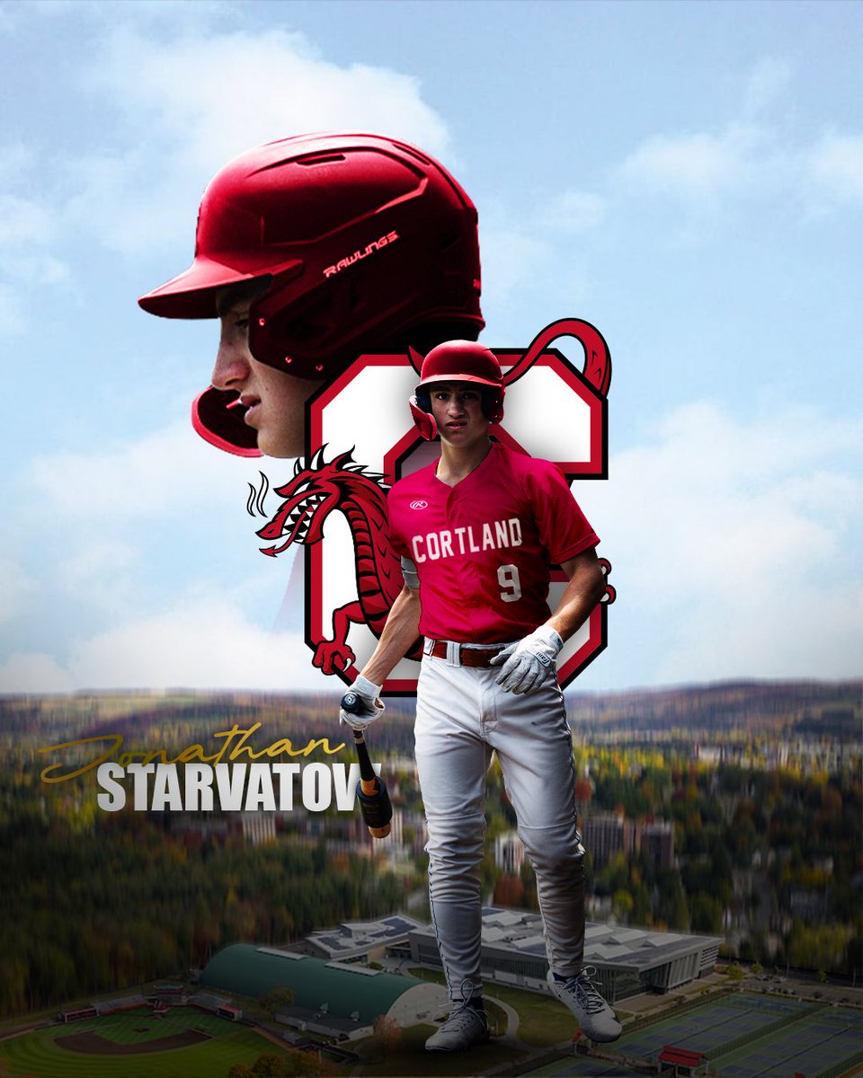 starvatow1's tweet photo. I am proud to announce my commitment to SUNY Cortland. Thank you everyone who supported me throughout this journey. 
Go Dragons 🐉

@ec_lumberjacks
@NorEastClippers 
@pelham_baseball https://t.co/X9NjzmgzuR