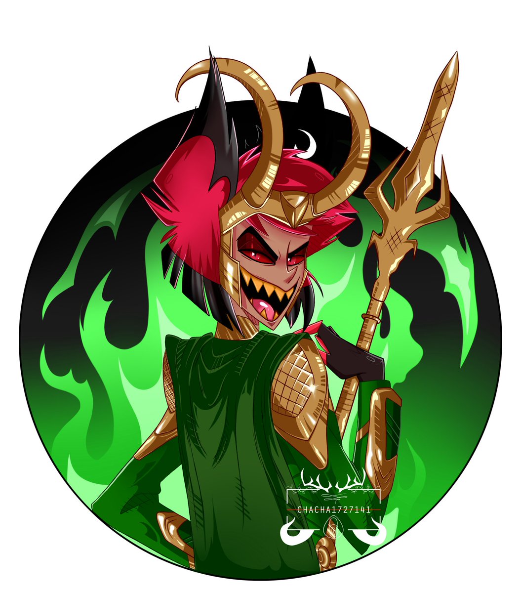 chacha1727141's tweet photo. 📷all my drawings are ONLY published on X   
     -please let me know if it’s posted elsewhere   
  📷I don’t do commissions and I don’t sell any drawings, either here or elsewhere

#hazbinhotel #hazbinhotelfanart #loki #alastor #crossovers https://t.co/6Tg3yKLMAh